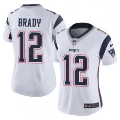 Fan Gear Nation Women's New England Patriots Tom Brady Limited Player Jersey White
