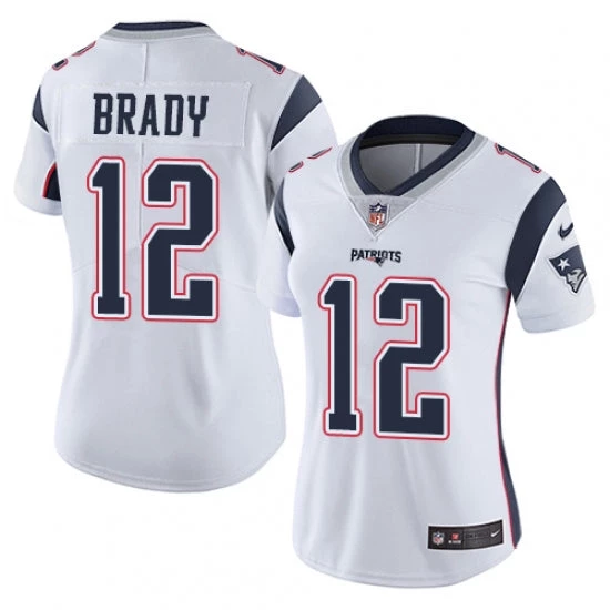 Fan Gear Nation Women's New England Patriots Tom Brady Limited Player Jersey White 3 Fan Gear Nation Women's New England Patriots Tom Brady Limited Player Jersey White