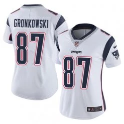 Fan Gear Nation Women's New England Patriots Rob Gronkowski Limited Player Jersey White