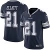 Fan Gear Nation Men's Dallas Cowboys Ezekiel Elliott Navy Limited Player Jersey Blue