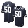 Fan Gear Nation Men's Dallas Cowboys Sean Lee Game Jersey Navy Blue