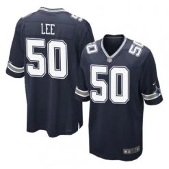Fan Gear Nation Men's Dallas Cowboys Sean Lee Game Jersey Navy Blue