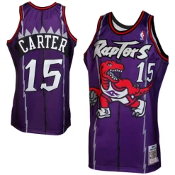 Fan Gear Nation Men's Toronto Raptors Vince Carter Swingman Throwback Jersey Purple