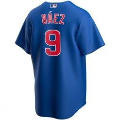 Fan Gear Nation Mens Chicago Cubs Javy Baez Cool Base Replica Jersey Blue