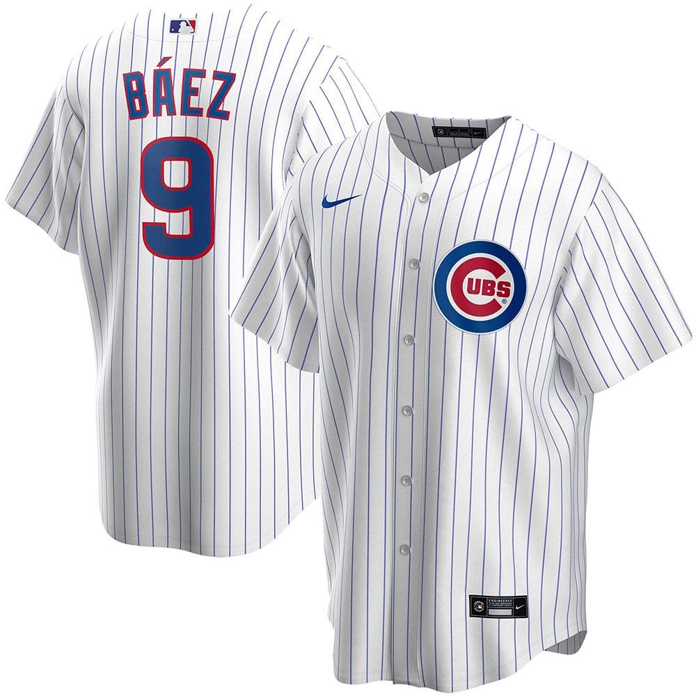 Fan Gear Nation Mens Chicago Cubs Javy Baez Cool Base Replica Jersey White 3 Fan Gear Nation Mens Chicago Cubs Javy Baez Cool Base Replica Jersey White