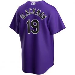 Fan Gear Nation Mens Colorado Rockies Charlie Blackmon Cool Base Replica Jersey Purple