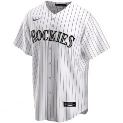 Fan Gear Nation Mens Colorado Rockies Charlie Blackmon Cool Base Replica Jersey White