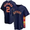 Fan Gear Nation Mens Houston Astros Alex Bregman Cool Base Replica Jersey Navy