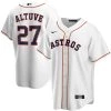 Fan Gear Nation Mens Houston Astros Jose Altuve Cool Base Replica Jersey White