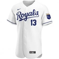 Fan Gear Nation Mens Kansas City Royals Salvador Perez Cool Base Replica Jersey White