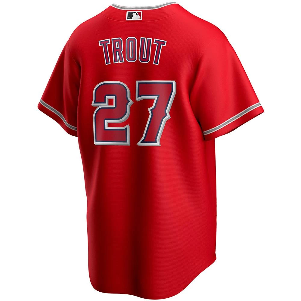 Fan Gear Nation Mens Los Angeles Angels Mike Trout Cool Base Replica Jersey Red 5 Fan Gear Nation Mens Los Angeles Angels Mike Trout Cool Base Replica Jersey Red