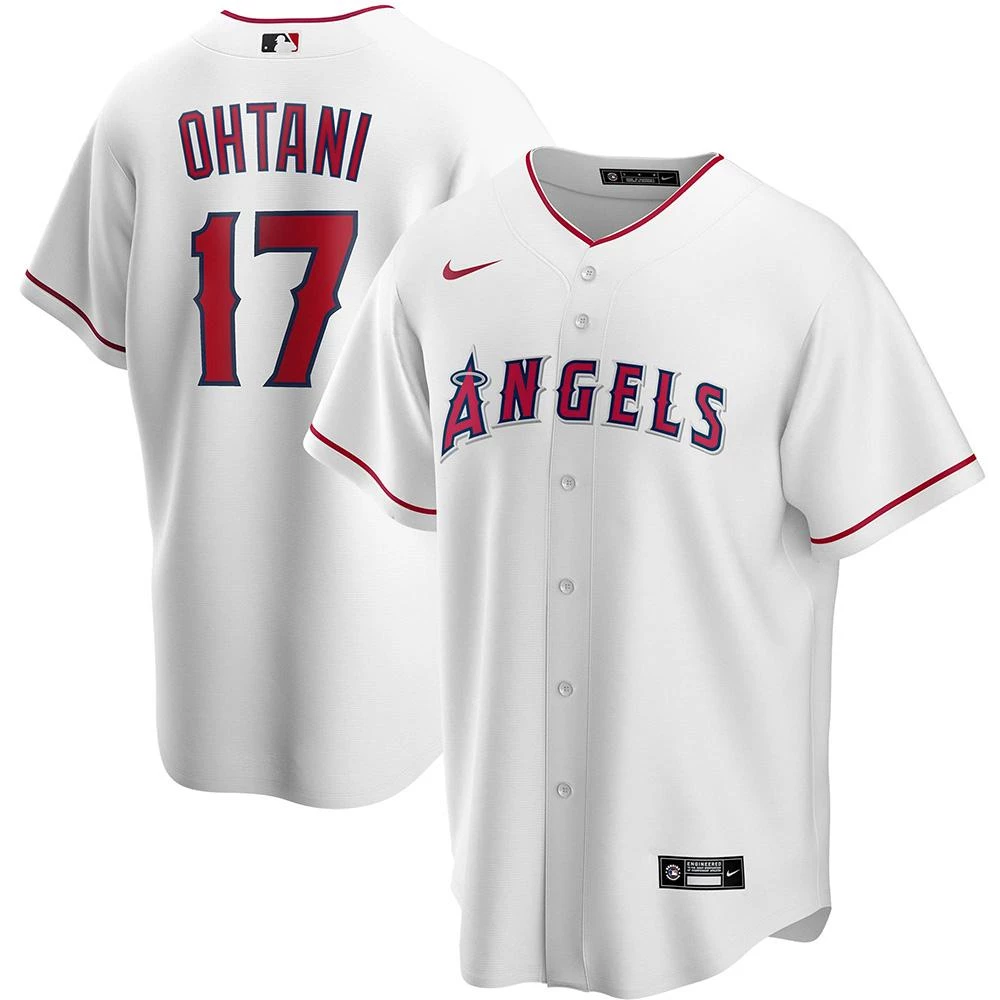 Fan Gear Nation Mens Los Angeles Angels Shohei Ohtani Cool Base Replica Jersey White 3 Fan Gear Nation Mens Los Angeles Angels Shohei Ohtani Cool Base Replica Jersey White