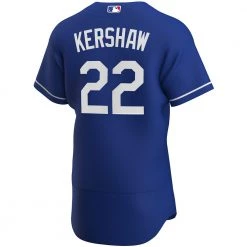 Fan Gear Nation Mens Los Angeles Dodgers Clayton Kershaw Cool Base Replica Jersey Royal Blue