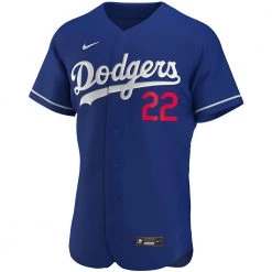 Fan Gear Nation Mens Los Angeles Dodgers Clayton Kershaw Cool Base Replica Jersey Royal Blue