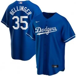 Fan Gear Nation Mens Los Angeles Dodgers Cody Bellinger Cool Base Replica Jersey Royal Blue