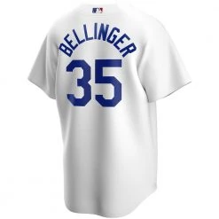 Fan Gear Nation Mens Los Angeles Dodgers Cody Bellinger Cool Base Replica Jersey White