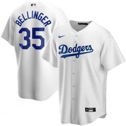 Fan Gear Nation Mens Los Angeles Dodgers Cody Bellinger Cool Base Replica Jersey White