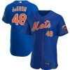 Fan Gear Nation Mens New York Mets Jacob DeGrom Cool Base Replica Jersey Blue