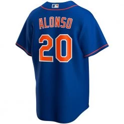 Fan Gear Nation Mens New York Mets Pete Alonso Cool Base Replica Jersey Blue