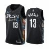 Fan Gear Nation Mens Brooklyn Nets James Harden City Edition Jersey Black