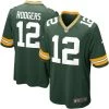 Fan Gear Nation Men's Green Bay Packers Aaron Rodgers Game Jersey Green
