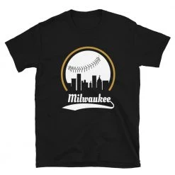 Fan Gear Nation Unisex Milwaukee Brewers Baseball Tee Shirt