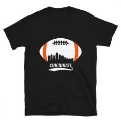 Fan Gear Nation Unisex Cincinnati Bengals Football Short Sleeve Tee Shirt