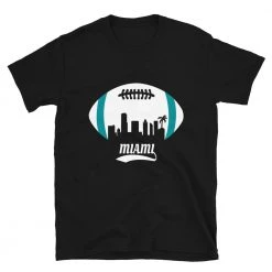 Fan Gear Nation Unisex Miami Dolphins Football Short Sleeve Tee Shirt