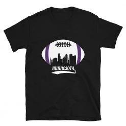 Fan Gear Nation Unisex Minnesota Vikings Football Short Sleeve Tee Shirt