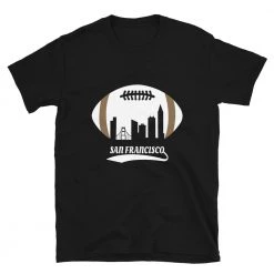 Fan Gear Nation Unisex San Francisco 49Ers Football Short Sleeve Tee Shirt