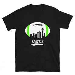 Fan Gear Nation Unisex Seattle Seahawks Football Short Sleeve Tee Shirt