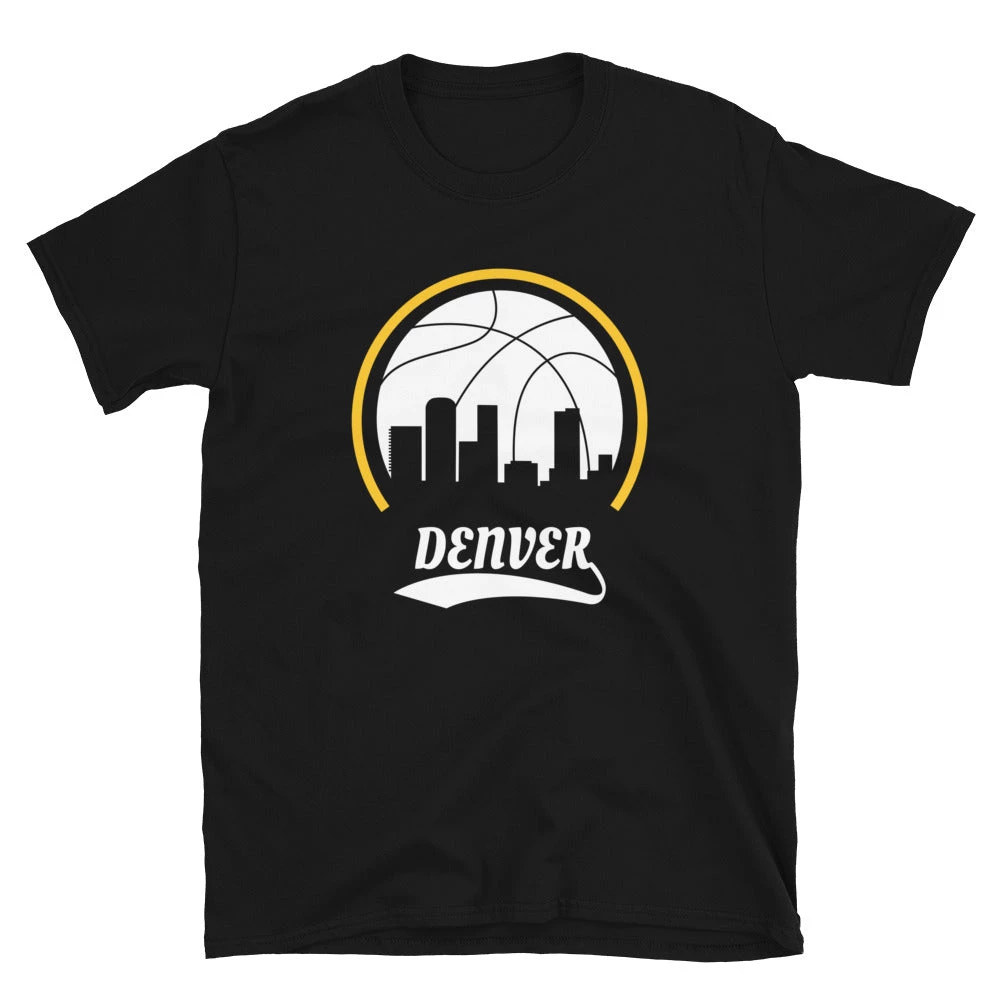 Fan Gear Nation Unisex Denver Nuggets Basketball Short Sleeve Tee Shirt 4 Fan Gear Nation Unisex Denver Nuggets Basketball Short Sleeve Tee Shirt