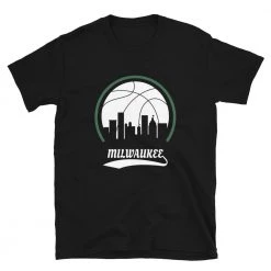 Fan Gear Nation Unisex Milwaukee Bucks Basketball Short Sleeve Tee Shirt