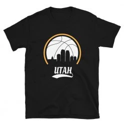 Fan Gear Nation Unisex Utah Jazz Basketball Short Sleeve Tee Shirt