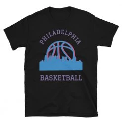 Fan Gear Nation Philadelphia 76ers Basketball Short Sleeve Tee Shirt Unisex Cotton
