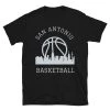 Fan Gear Nation San Antonio Spurs Basketball Short Sleeve Tee Shirt Unisex Cotton
