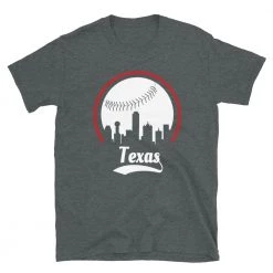 Fan Gear Nation Unisex Texas Rangers Baseball Tee Shirt