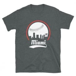 Fan Gear Nation Unisex Miami Marlins Baseball Tee Shirt