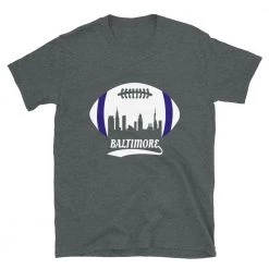 Fan Gear Nation Unisex Baltimore Ravens Football Short Sleeve Tee Shirt