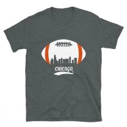 Fan Gear Nation Unisex Chicago Bears Football Short Sleeve Tee Shirt