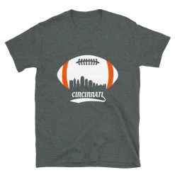 Fan Gear Nation Unisex Cincinnati Bengals Football Short Sleeve Tee Shirt