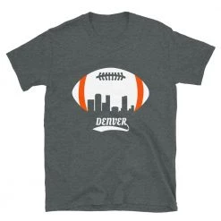 Fan Gear Nation Unisex Denver Broncos Football Short Sleeve Tee Shirt
