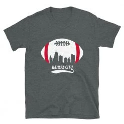 Fan Gear Nation Unisex Kansas City Chiefs Football Short Sleeve Tee Shirt
