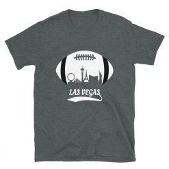 Fan Gear Nation Unisex Las Vegas Raiders Football Short Sleeve Tee Shirt