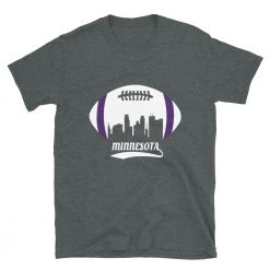 Fan Gear Nation Unisex Minnesota Vikings Football Short Sleeve Tee Shirt