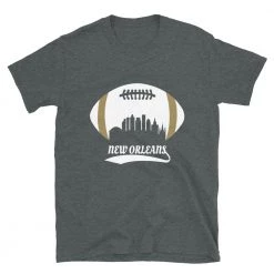 Fan Gear Nation Unisex New Orleans Saints Football Short Sleeve Tee Shirt
