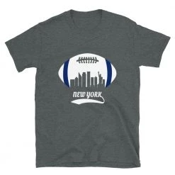 Fan Gear Nation Unisex New York Giants Football Short Sleeve Tee Shirt
