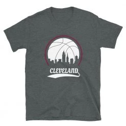 Fan Gear Nation Unisex Cleveland Cavaliers Basketball Short Sleeve Tee Shirt