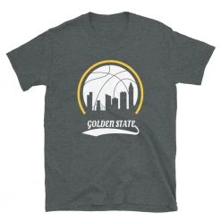 Fan Gear Nation Unisex Golden State Warriors Basketball Short Sleeve Tee Shirt