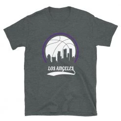 Fan Gear Nation Unisex Los Angeles Lakers Basketball Short Sleeve Tee Shirt